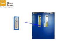 BS/ UL Approved Blue Color Insulated Fire Door With Vision Panel For Commercial Buildings