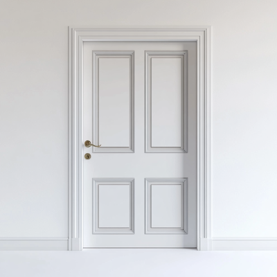 1H Fire Resistant Wooden Doors Interior Fireproof Wooden Door