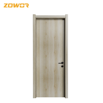 8 Paneled Red Metal Fire Rated Entry Door / Galvanized Steel Material/ 65 mm Thick