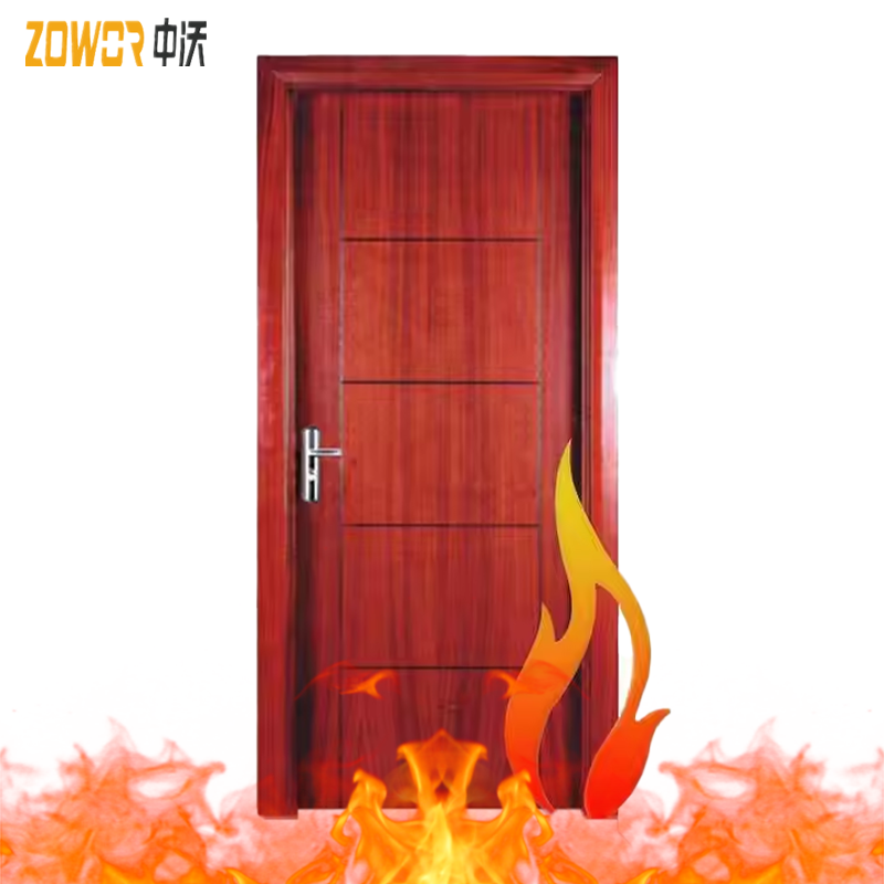 Wooden Fire Door UL EN BS 30-90 Minute Fire Door, Supplier for Hotel and Apartment Projects