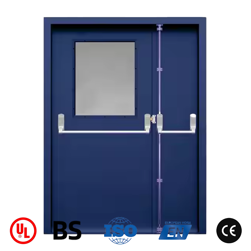 Stainless Steel Fire Prevention Fireplace Fire Door with Modern Design for Hotel Use Finished Surface